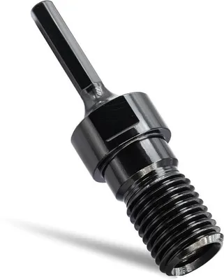 Obrázek produktu pro Adaptér pro jádrové vrtání 1-1/4"-7 s vnějším závitem na upevňovací šroub s šestihranným dříkem 1/2", vysoce kvalitní vrtačka do betonu.