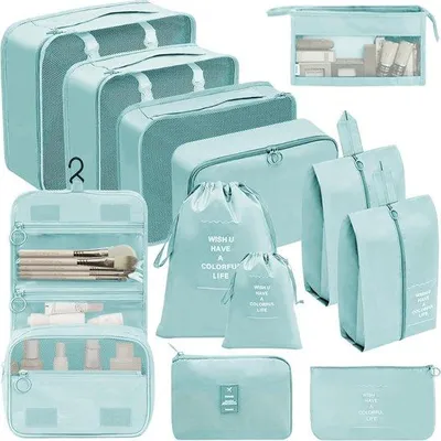 Produktbild von Famanu Backpack Organizer - Koffer Organizer Set - Praktische Packing Cubes