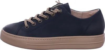 Produktbild von Paul Green 4081-358 Damenschuhe, Sneaker, Leder, Dunkelblau, Wechselfußbett - Damenschuhe Top Trends, Blau, leder (old nubuk)