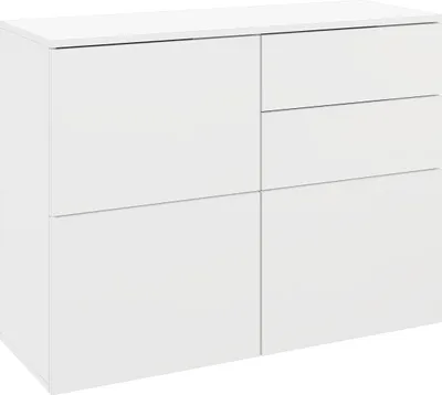 Produktbild von Kommode "Rova" 3-türig, weiß-matt