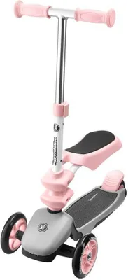 Produktbild von Multifunktionaler 3in1 Roller für Kleinkinder, ab 1 Jahr, Rosa