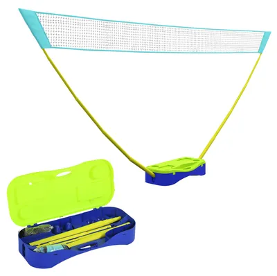 Produktbild von 2 in 1 Badmintonnetz 4 m mit Ständer Volleyballnetz Verstellbar