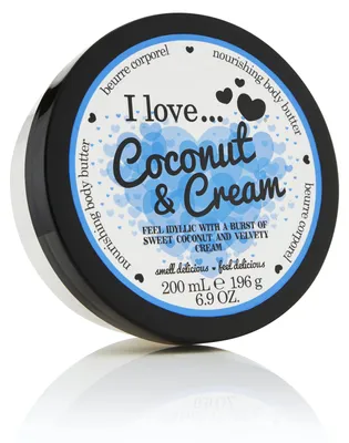 Obrázek produktu pro I Love, Coconut & Cream, Hydrating, Body Butter, 200 ml