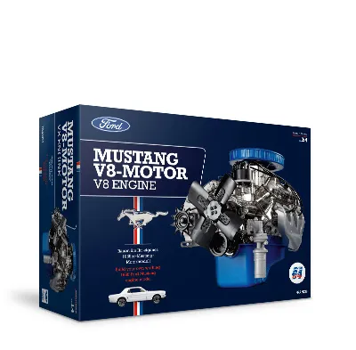 Image de Moteur V8 Ford Mustang en kit 200 pièces à emboîter et à visser