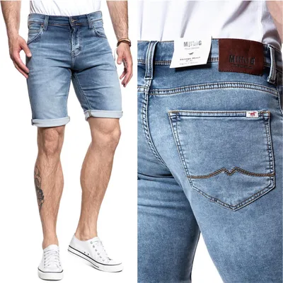 Produktbild von MUSTANG Herren, Shorts CHICAGO SHORT, Slim fit, W28, Blau, kurze, hosen,