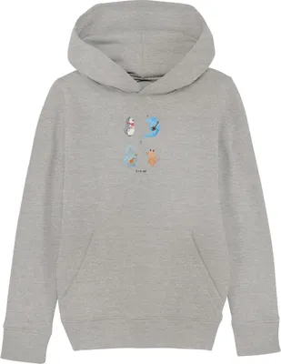 Produktbild von Mr. & Mrs. Panda Kinderpullover Big Band 9-11 Jahre (134/146) - Heather Grey - Geschenk, Delfin, Pinguin, Musik, Elefant, Sweatshirt, Hoodie, Pullover, Pulli, Maus, Hoody