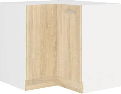 Produktbild von Eckunterschrank SARA – Sonoma-Eiche – 83 x 83 x 82 cm – Arbeitsplatte nicht im Lieferumfang enthalten