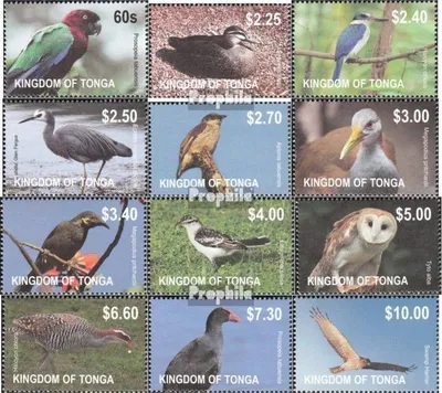 Produktbild von Briefmarken Tonga 2012 Mi 1754-1765 (kompl.Ausg.) postfrisch Freimarken: Vögel