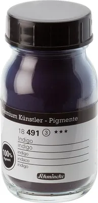 Produktbild von Schmincke 100ml Pigmente Indigo Pigmente 18 491 055