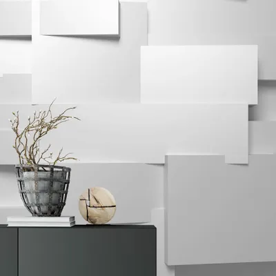 Produktbild von A.S. Création Vlies Fototapete 3D Weiß 3D Wall DD119106 Grau Designwalls  2.0