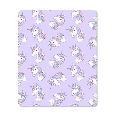 Produktbild von MuchoWow® Mauspad Mousepad Einhorn - Pastell - Muster 19x23 cm - Mousepads - Maus Mat - Pad - Mausunterlage - Mauspads - Spielen