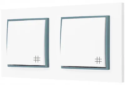 Produktbild von Karlik MINI Kreuzschalter für Unterputzinstallation, weiß