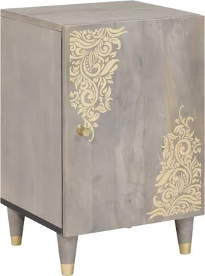 Zdjęcie produktu dla Szafka Łazienkowa Szary 38 x 33 x 58 cm Drewno z mango