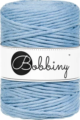 Zdjęcie produktu dla Bobbiny Macrame Cord 5 mm 100 m Perfect Blue Sznurek
