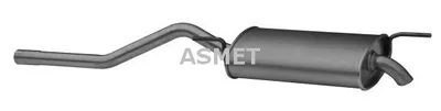 Produktbild von ASMET 03.074 Endschalldämpfer für VW Caddy II Kastenwagen (9K9A) Auspuff