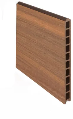 Produktbild von Ligna Gard Musterstück WPC Zaun XL Baltrum Co-extrudiert Golden Teak 20 cm