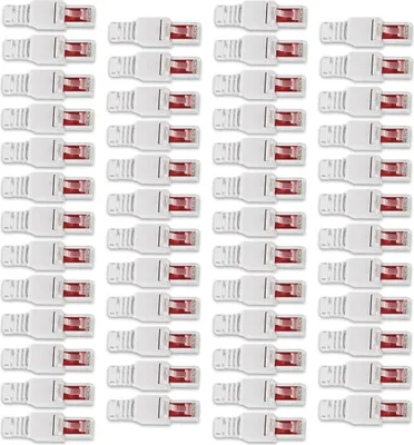 Produktbild von Netzwerkstecker werkzeuglos Netzwerk 50 x Cat6 Stecker Cat7 Cat5 LAN Kabel RJ45
