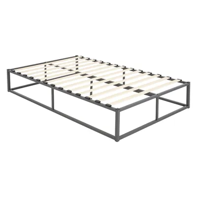 Produktbild von ML-Design Metallbett mit Lattenrost auf Stahlrahmen, 120x200 cm, Anthrazit