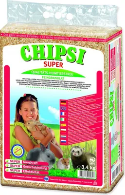 Obrázok produktu pre Chipsi Heimtierstreu Super 3,4kg