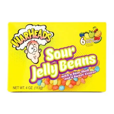 Produktbild von Warheads Sour Jelly Beans (12 x 113g)