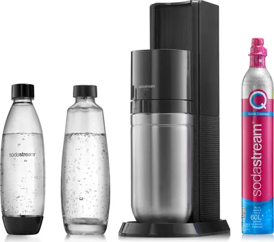 Produktbild von Sprudelwasserbereiter SodaStream Duo Black + 2 Flaschen