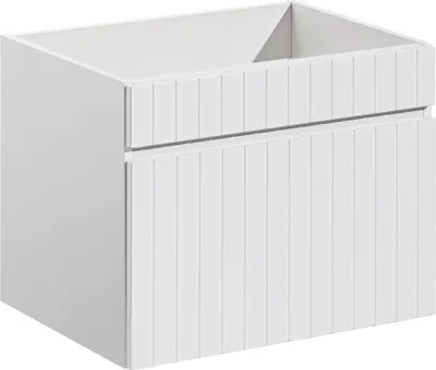 Produktbild von Waschbeckenschrank 60 cm IRAKLIO-56 in weiß matt, B/H/T: ca. 60/46/45,6 cm