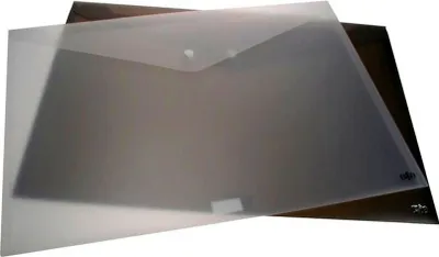 Produktbild von FSY Sichttasche A3 mit Druckknopf, schwarz, 1 Stück
