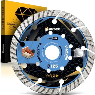 Obrázek produktu pro Diamantový řezný kotouč Anvil UBS 13P - 125 x 2,2 x 22,2