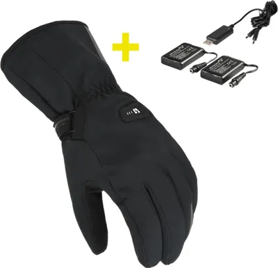 Produktbild von Macna Unite 2.0 RTX beheizbare wasserdichte Motorrad Handschuhe Kit, schwarz, XL