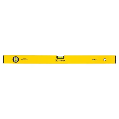 Obrázek produktu pro Hliníková vodováha TOPEX typ 500, 60 cm, 2 lahvičky