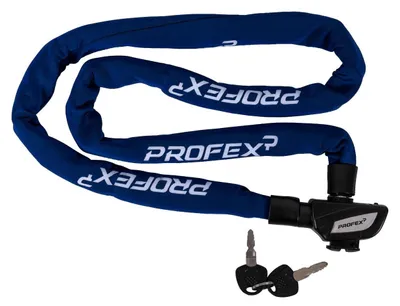 Produktbild von PROFEX 81659 Neo 130 cm Kettenfahrradschloss mit Schloss