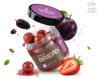 Productafbeelding van DELPHIN BreaX SweetBERRY, dompel- en kookbrokken, braam-aardbei-pruim, 200ml, 1 stuk, 101007159