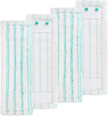 Imagen del producto de Fundas de repuesto para paños de limpieza de suelos, 4 unidades, de microfibra, aptas para todo tipo de suelos