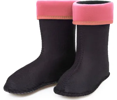 Produktbild von Ladeheid Kinder Mädchen Jungen Wärmende Stiefelsocken für Gummistiefel Innenschuh für Modell LA-KL-EVA-Kids und KL050, KL045 (Rosa, 26 EU)