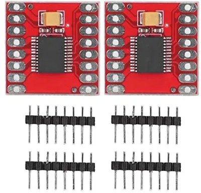 Zdjęcie produktu dla Moduł napędu silnika – podwójna płytka sterująca z mostkiem H – kompaktowa, 21 x 21 mm
