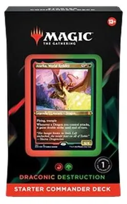 Produktbild von Magic: The Gathering Starter Commander Decks: Draconic Destruction Commande