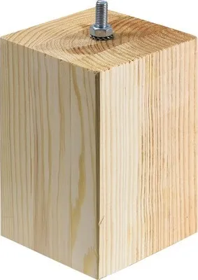 Produktbild von Möbelfuss Brema vierkant 90 x 150 mm kiefer