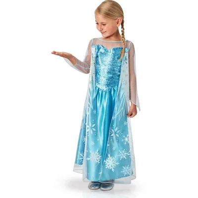 Produktbild von Eiskönigin Elsa - Karneval Faschingskostüm Kinder Kindergröße: 122-128