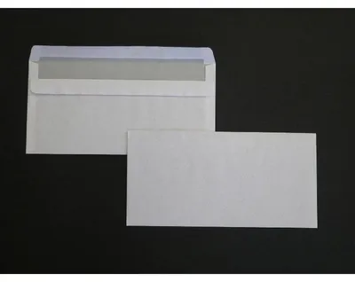 Produktbild von Briefumschläge DIN C6/5 75g/qm selbstklebend VE=1000 Stück weiß