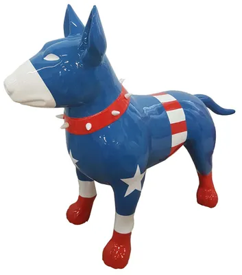 Produktbild von Abstrakte Deko Figur Statue Skulptur 85x116 Figuren Statuen Skulpturen Kampfhund