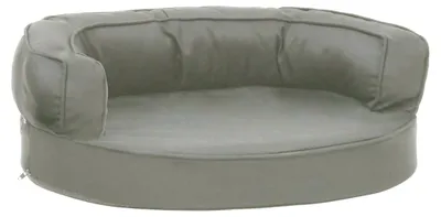 Produktbild von vidaXL Hundematratze Ergonomisch 60x42 cm Leinenoptik Grau