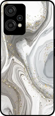 Produktbild von Smartphonica Telefon Fall geeignet für OnePlus Nord CE 2 Lite mit Marmor-Druck - TPU zurück Abdeckung Fall Marmor-Design - Silber