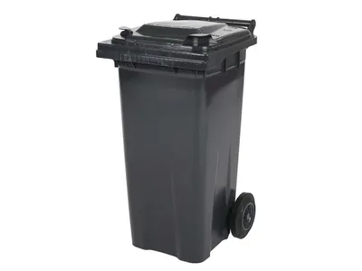 Produktbild von SARO 2 Rad Müllgroßbehälter 120 Liter  -grau- Modell MGB120G