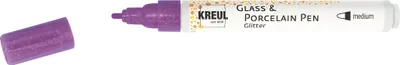 Produktbild von Kreul Glass & Porcelain Pen Glitter violett 1 - 3 mm