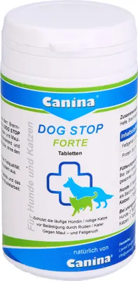 Produktbild von DOG-STOP-Dragees forte vet., 60 St DRA