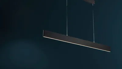 Produktbild von Maytoni Step LED Pendelleuchte, Hängeleuchte 23W Schwarz Neutralweiss