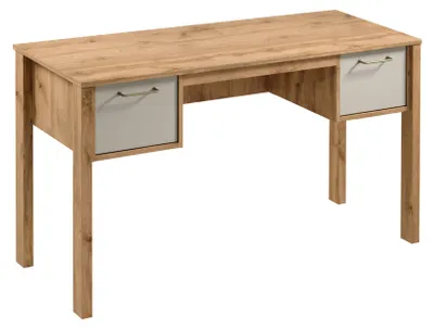 Produktbild von NORDIKO Schreibtisch - Wotan-Eiche / Beige