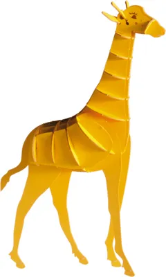 Produktbild von 3D-Modell, Giraffe, Spezialkarton, gelasert