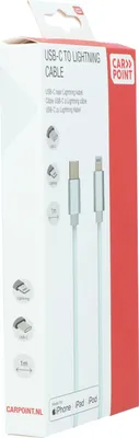 Image de Carpoint USB-C > Lightning Kabel 1 Meter