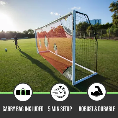 Imagen del producto de Red de entrenamiento con objetivos, de 3 x 2 metros, para entrenamiento de fútbol